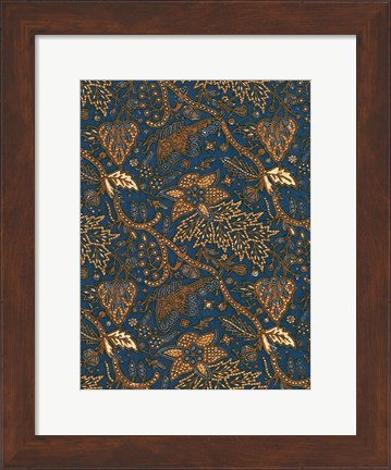 Framed Indonesian Batik II Print