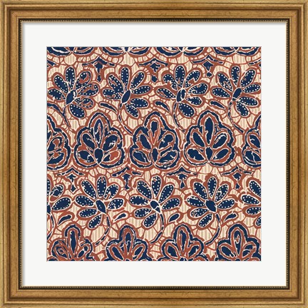 Framed Indonesian Batik III Print