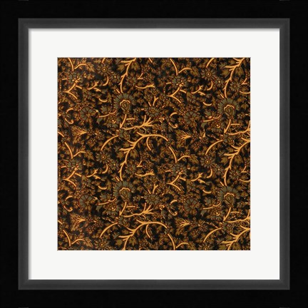 Framed Indonesian Batik VII Print