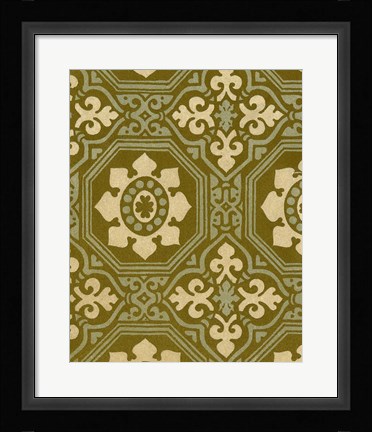 Framed Medallion Motif I Print