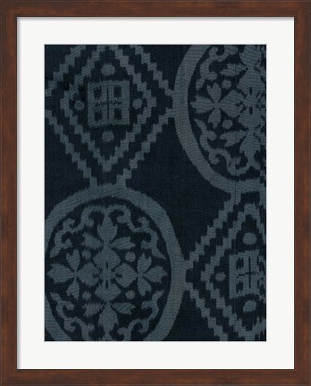 Framed Japanese Patterns I Print