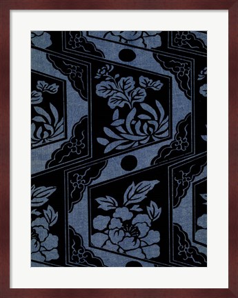 Framed Japanese Patterns IV Print