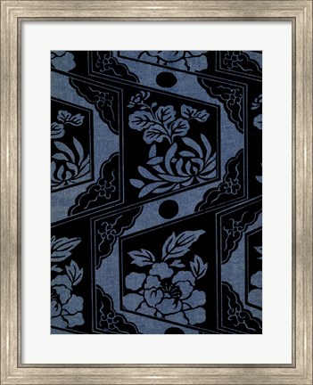 Framed Japanese Patterns IV Print