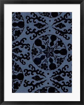 Framed Japanese Patterns VI Print