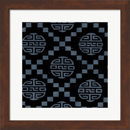 Framed Japanese Patterns VIII Print