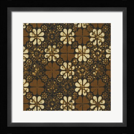 Framed Ethnic Batik II Print