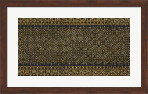 Framed Ethnic Batik IV Print