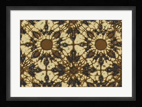 Framed Ethnic Batik VI Print