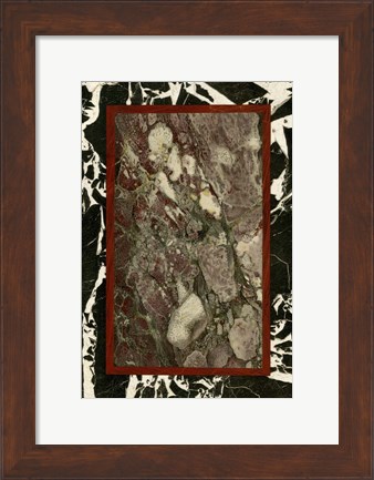 Framed Marble Varieties III Print