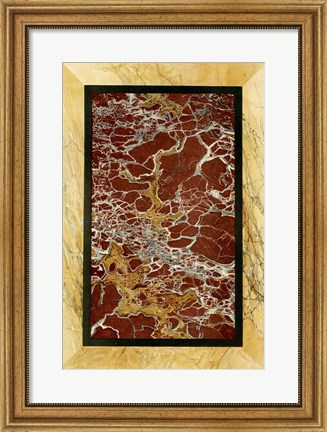 Framed Marble Varieties VII Print