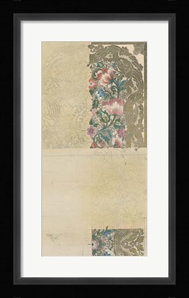 Framed Vintage Design Sketch IV Print