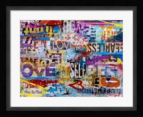 Framed Metromix Luv II Print