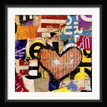 Framed Mixed Luv Print