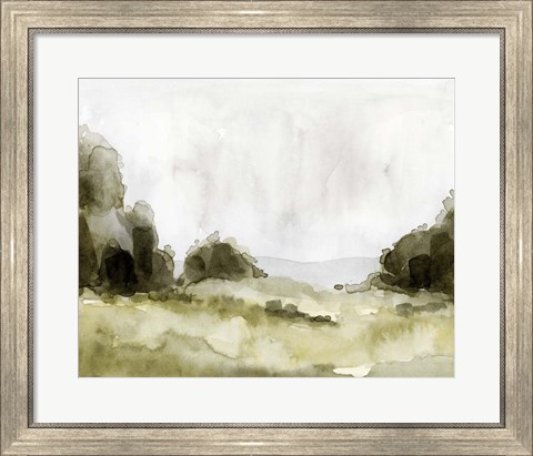 Framed Simple Watercolor Scape II Print