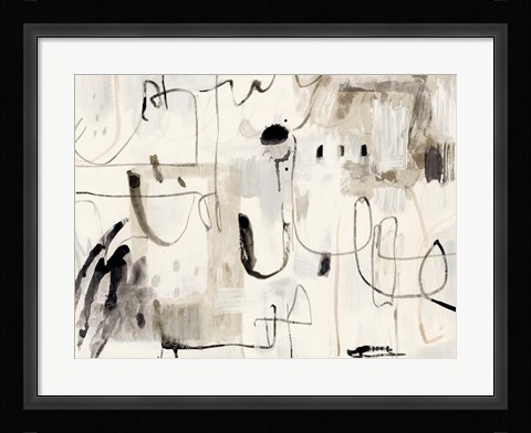 Framed Net Neutral I Print