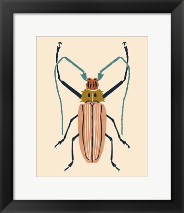 Framed Beetle Bug IV Print