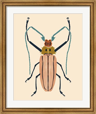 Framed Beetle Bug IV Print