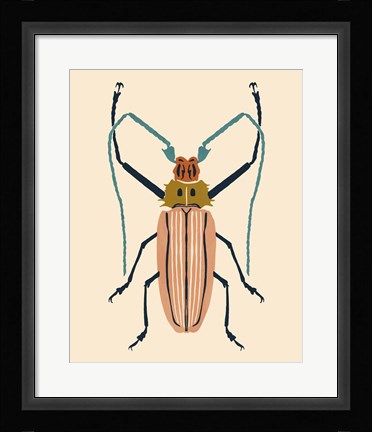 Framed Beetle Bug IV Print