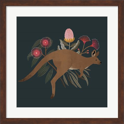 Framed Australian Animals III Print