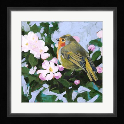 Framed Perching II Print