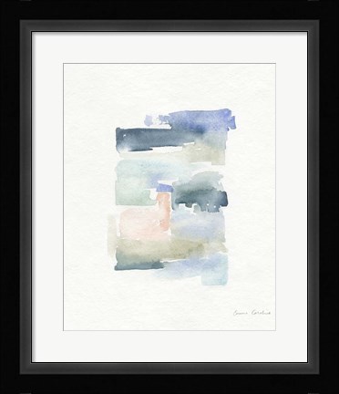 Framed Sea Glass Color Studies IV Print