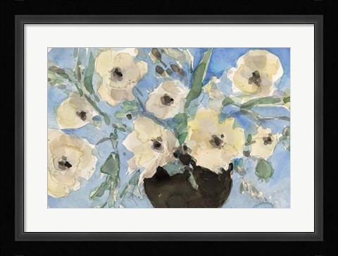 Framed Potted Fragrant I Print