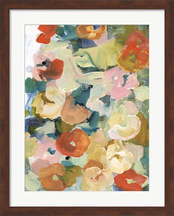 Framed Country Flowers II Print
