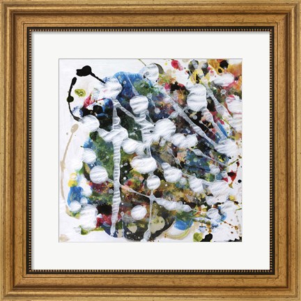 Framed Pollock&#39;s Party II Print