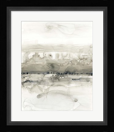 Framed Grey on the Horizon I Print