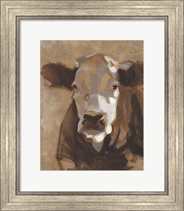 Framed East End Cattle I Print