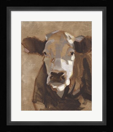 Framed East End Cattle I Print