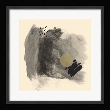 Framed Dark &amp; Stormy I Print