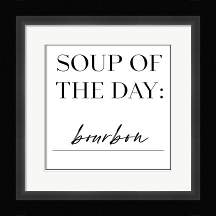 Framed Soup du Jour I Print