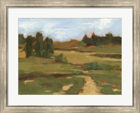 Framed Ochre Valley I Print