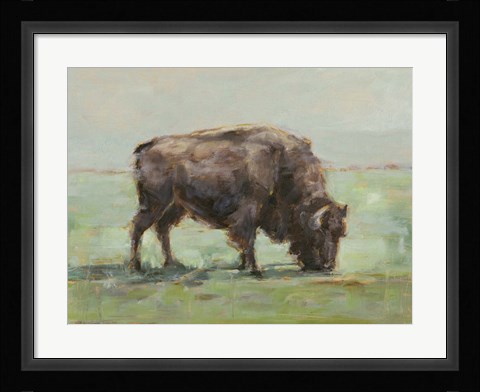 Framed Where the Buffalo Roam I Print