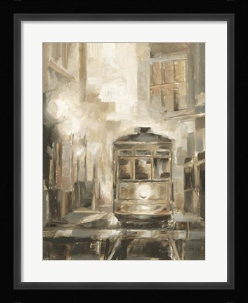 Framed Night Trolley I Print