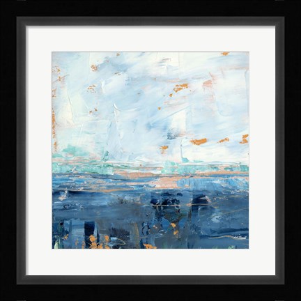 Framed Serene Seascape II Print