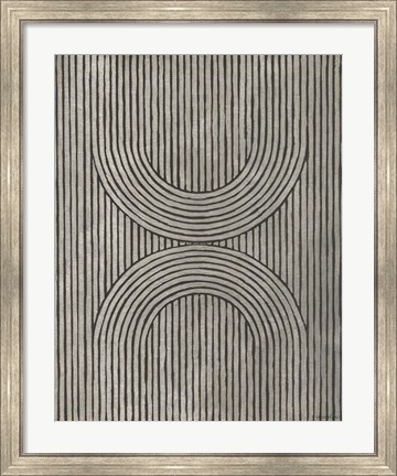 Framed Cedar Grooves II Print