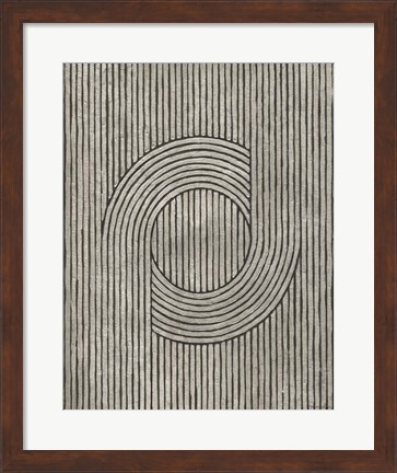 Framed Cedar Grooves III Print