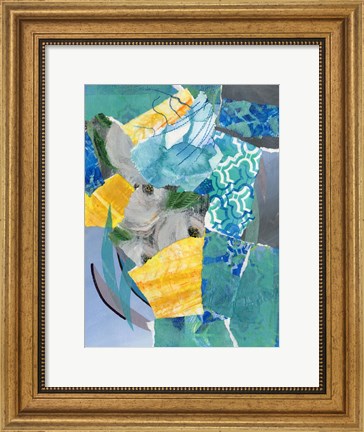 Framed Reclaimed Collage III Print