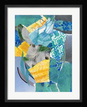 Framed Reclaimed Collage III Print