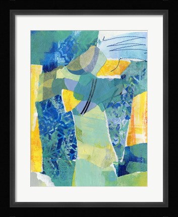 Framed Reclaimed Collage IV Print