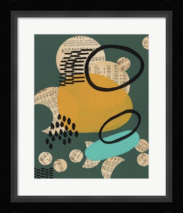 Framed Contemporary Configuration II Print