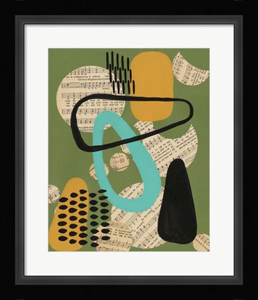 Framed Contemporary Configuration III Print