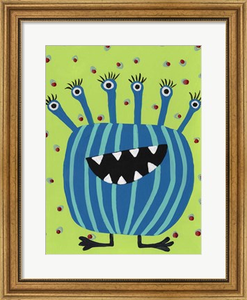 Framed Happy Creatures II Print