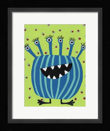 Framed Happy Creatures II Print