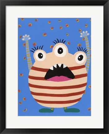 Framed Happy Creatures IV Print