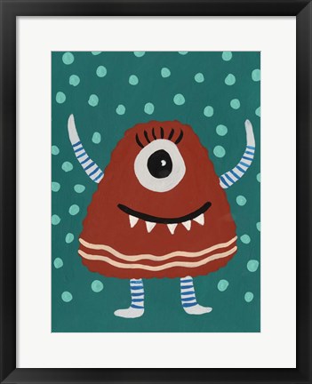 Framed Happy Creatures VI Print