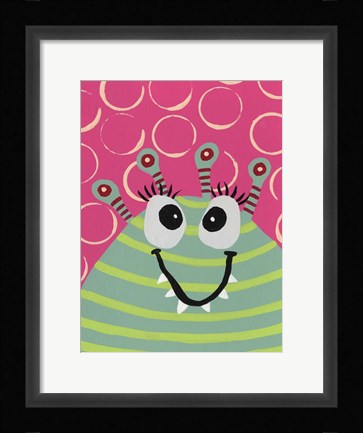 Framed Happy Creatures VII Print