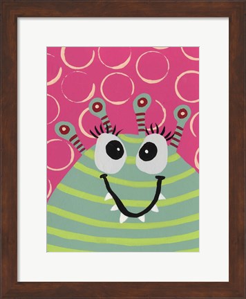 Framed Happy Creatures VII Print